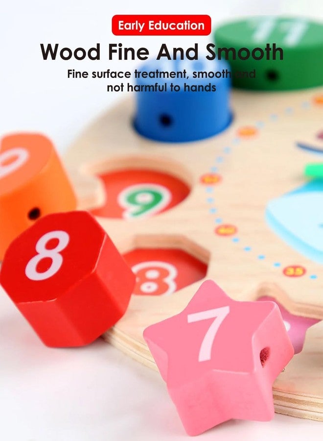 YONIMI Educational Teaching Clock for Kids, Learning Time Classroom Tool - Image 2